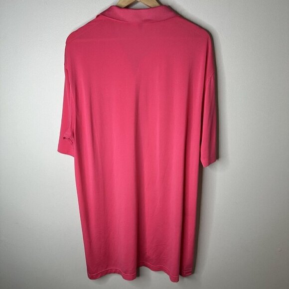 Peter Millar Summer Comfort Pink Golf Short Sleeve Country Club PCC Shirt Sz L - Picture 7 of 10